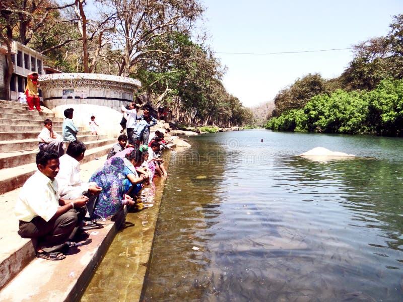 Mandakini river at Chitrakoot